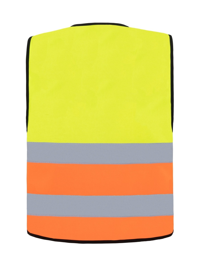 Korntex Warnweste mit Reissverschluss EN 20471, neongelb/neonorange, L