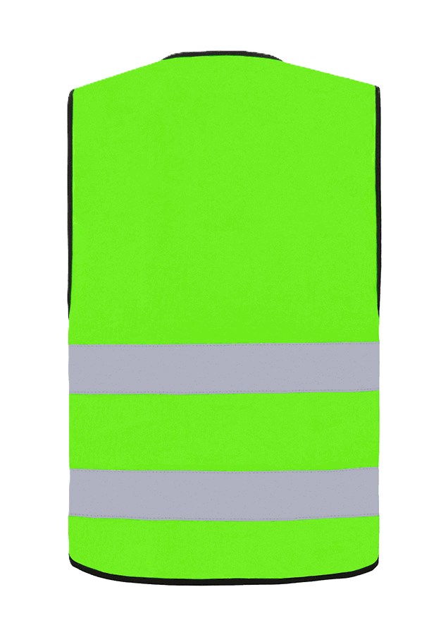 Korntex Funktionsweste mit Reissverschluss, neongrün, XL