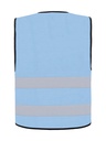 Korntex Funktionsweste mit Reissverschluss, hellblau, 5XL