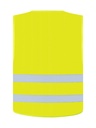 Korntex Warnweste Doppelgrössen EN 20471, neongelb, M/L