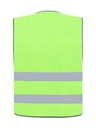 Korntex Funktionsweste Doppelgrösse EN 17353, neongrün, 5XL/6XL