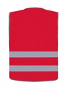 Korntex Funktionsweste Doppelgrösse EN 17353, rot, 5XL/6XL