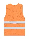 Korntex Mesh CF Warnweste mit Reissverschluss EN 20471, neonorange, S/M