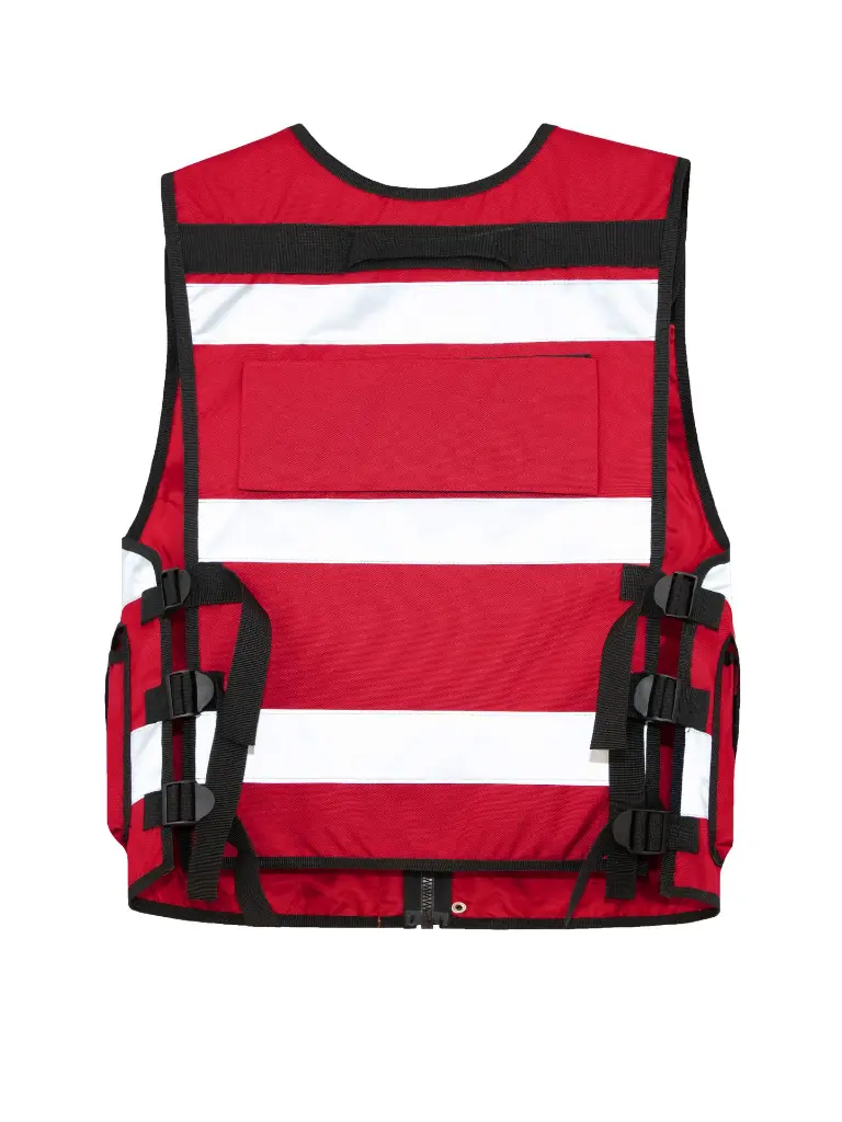Korntex taktische Einsatzweste Basic, rot, M/XL