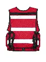 Korntex taktische Einsatzweste Basic, rot, M/XL