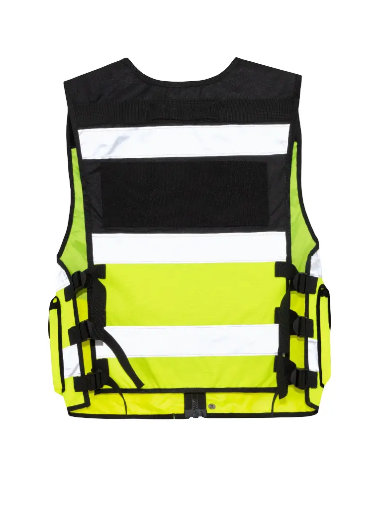 Korntex taktische Einsatzweste Basic, schwarz/gelb, M/XL