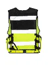 Korntex taktische Einsatzweste Basic, schwarz/gelb, M/XL