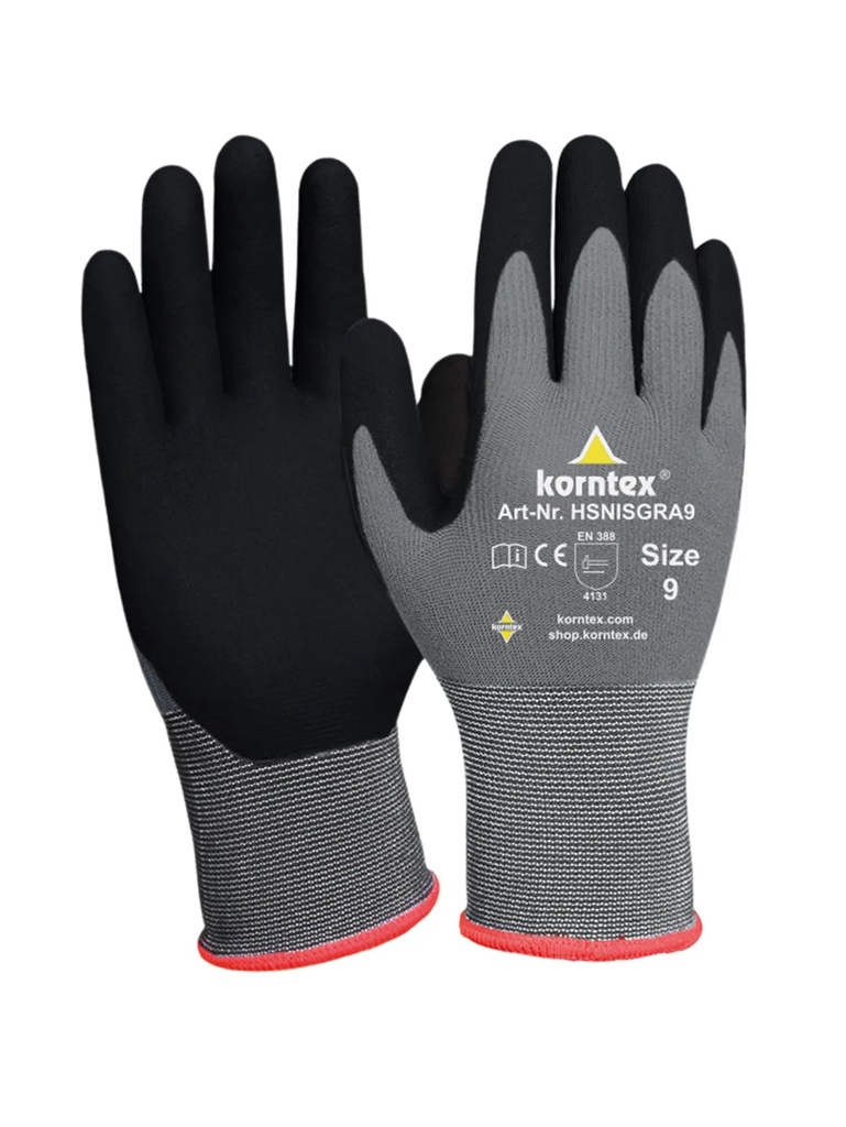 Korntex Nitrilschaum Handschuhe EN 21420, Gr.10