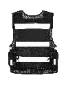 Korntex taktische Mesh Einsatzweste, schwarz, M/XL