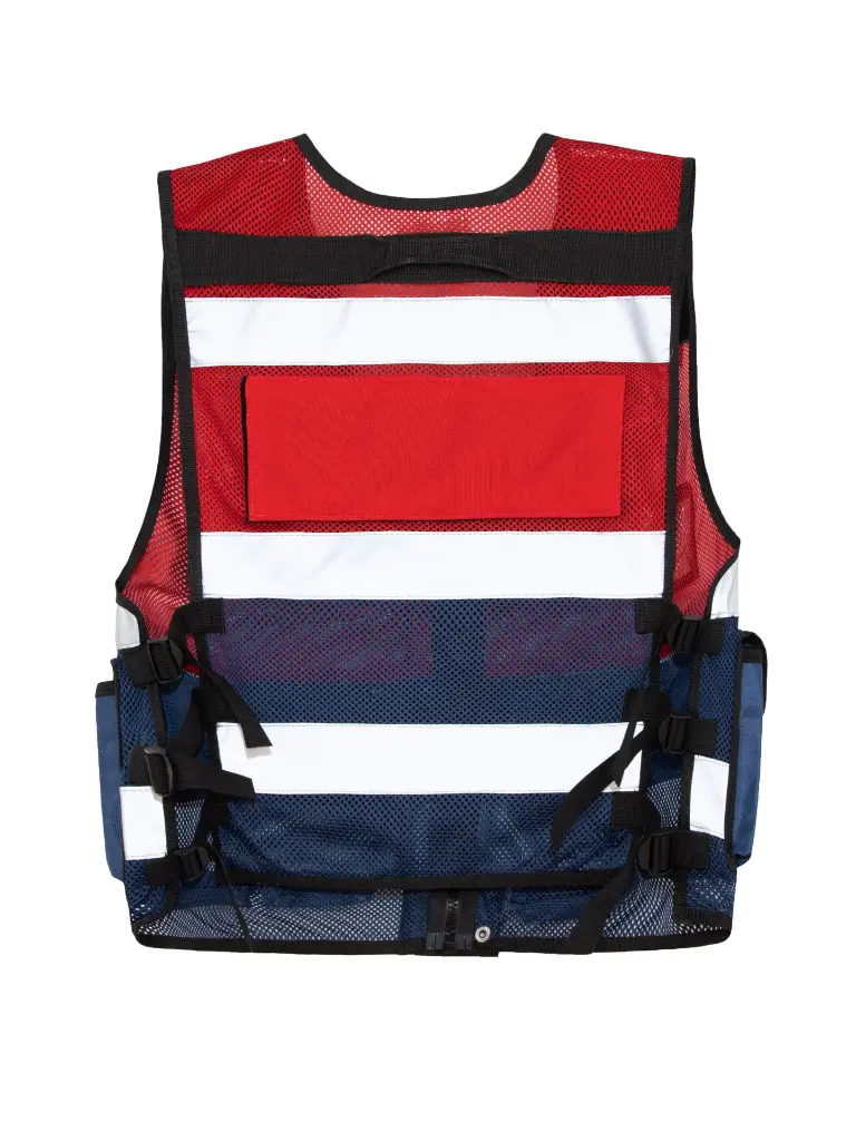 Korntex taktische Mesh Einsatzweste, rot/navyblau, XXL/4XL Korntex taktische Mesh Einsatzweste, rot/navyblau, XXL/4XL