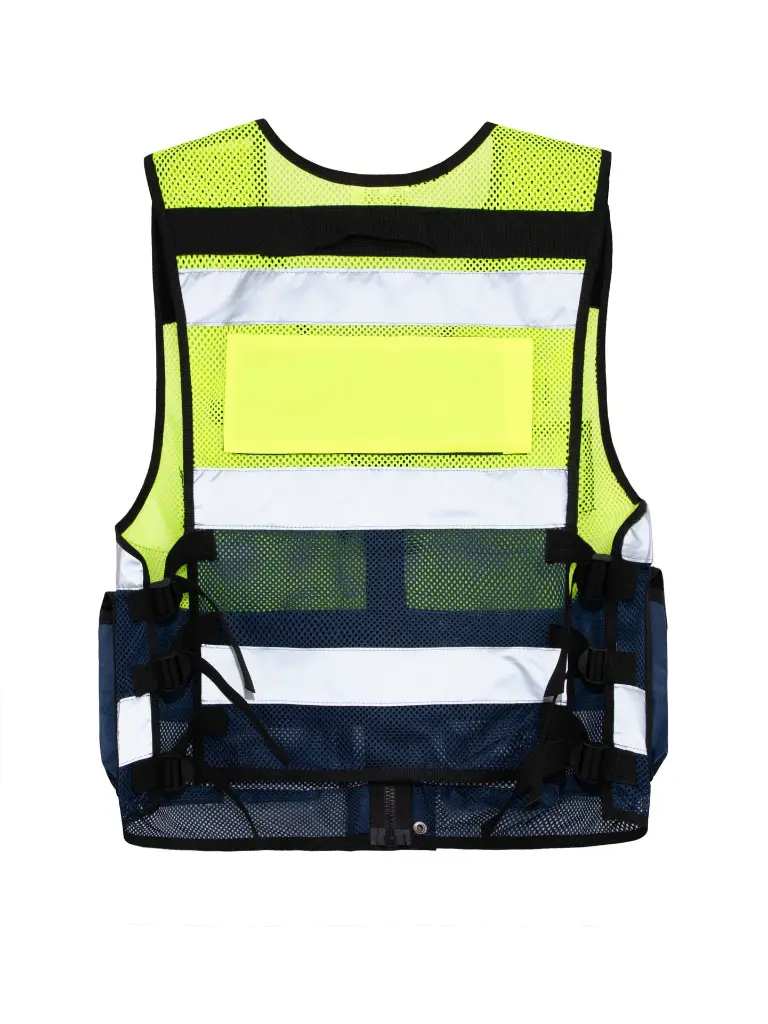 Korntex taktische Mesh Einsatzweste, gelb/navyblau, XXL/4XL