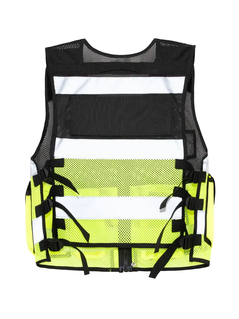 Korntex taktische Mesh Einsatzweste, schwarz/gelb, M/XL