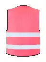 Korntex Funktionsweste mit schwarzem Saum, neonpink, L