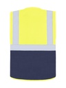 Korntex Multifunktionsweste, neongelb/navyblau, S