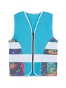Korntex Kinder Sicherheitsweste Action Aerospace - CO2-neutral, blau, XXS