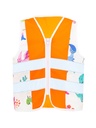Korntex Children's Safety Vest Action Dinosaurs - neonorange - XXS