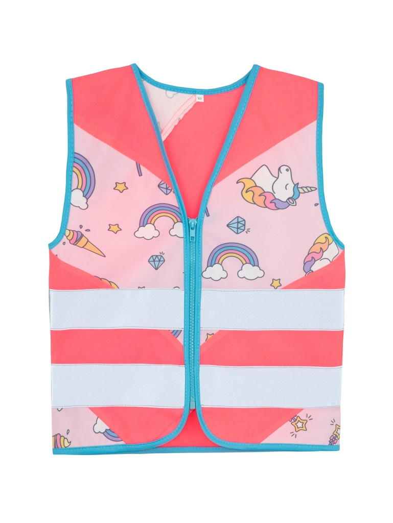 Korntex Kinder Funktionsweste Fantasie, neonpink, S