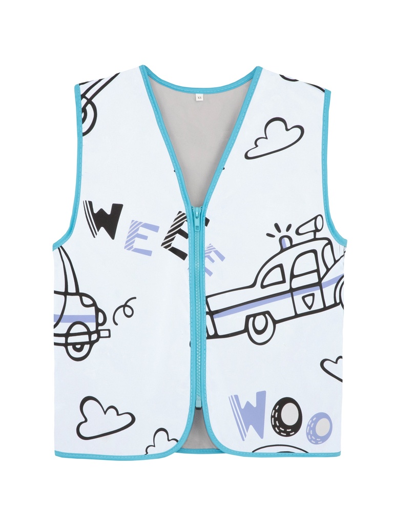 Korntex Kinder Funktionsweste Freunde & Helfer, XS, Polizei
