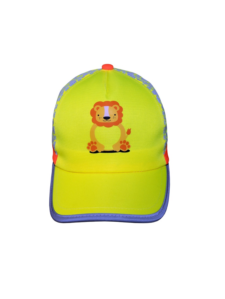 Casquette Korntex pour enfants Thème Animalier - high visibility yellow - Lion