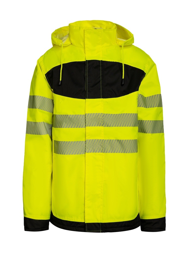 Korntex EOS Hi-Vis Parka EN 20471, schwarz/neongelb, XL