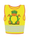 Korntex Gilet de Sécurité Enfant Thème Animaux, XXS, Dragon