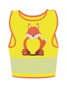 Korntex Kinder Warnweste Tierwelt, XS, Fuchs