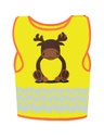 Korntex Kinder Warnweste Tierwelt, XXS, Elch