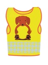 Korntex Kinder Warnweste Tierwelt, XS, Hund