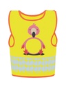 Korntex Kinder Warnweste Tierwelt - Flamingo - XXS