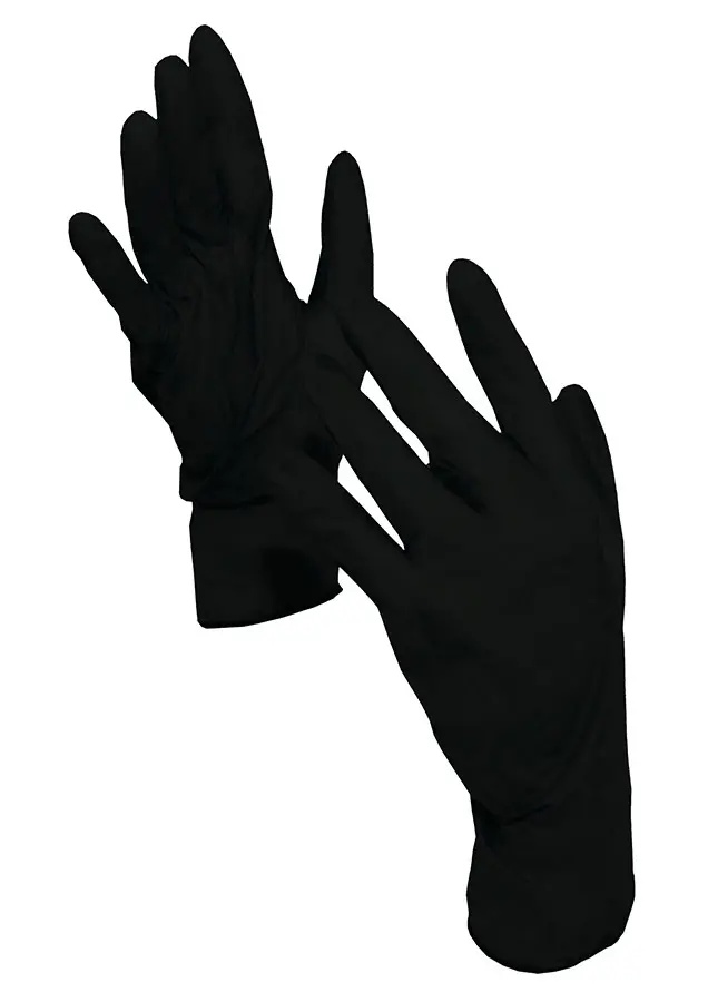 Korntex Einweghandschuhe Nitril, schwarz, M