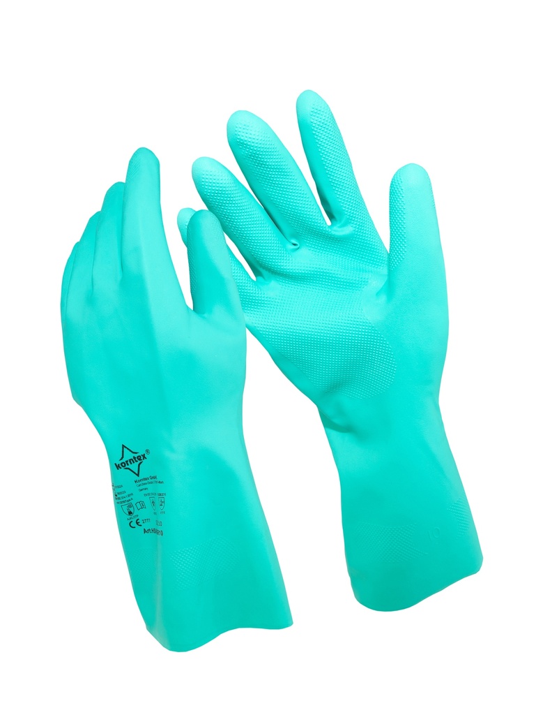 Korntex Chemikalienbeständige Schutzhandschuhe, Gr.10