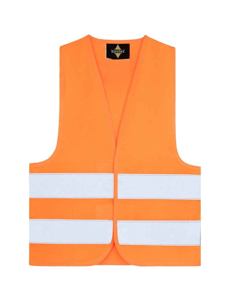 Korntex Gilet de Sécurité Enfant, orange haute visibilité, XXS