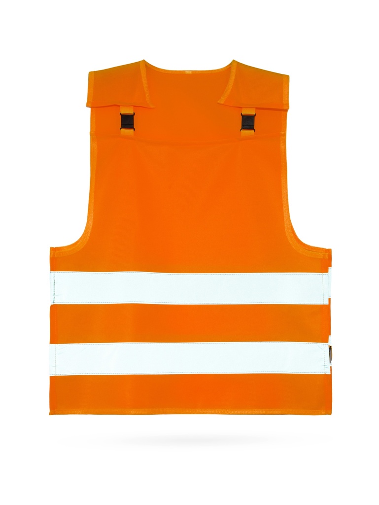 Korntex Kinder Warnponcho Anti-Strangulation, neonorange, XS