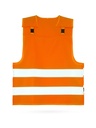 Korntex Kinder-Warnponcho mit Anti-Strangulations-System, neonorange, XS