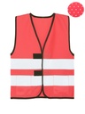 Korntex Kinder Mesh Funktionsweste, neonpink, S