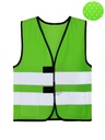Gilet funzionale in mesh per bambini Korntex, verde neon, XXS