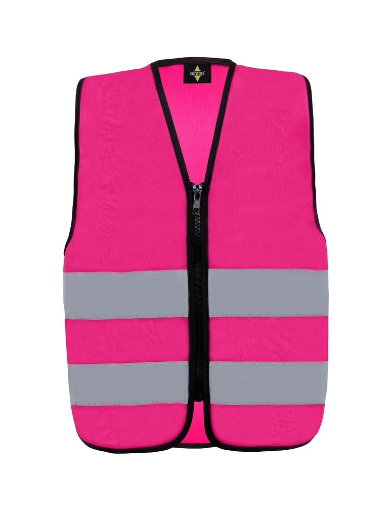 Korntex Kinder Funktionsweste mit Reissverschluss - magenta - S