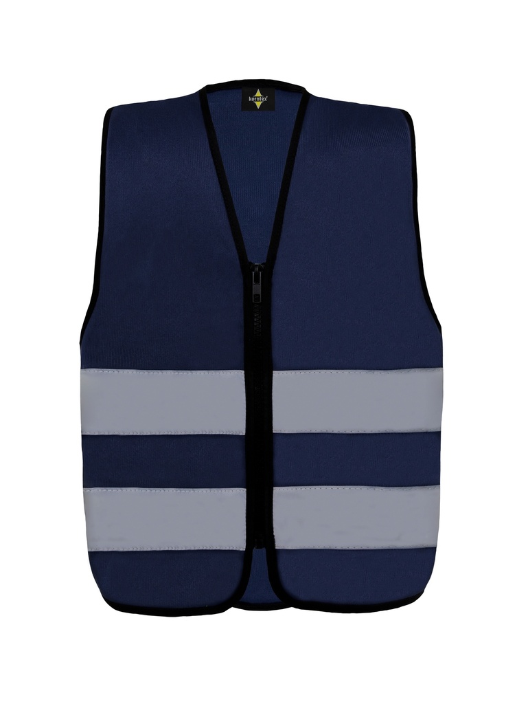 Korntex Kinder Funktionsweste mit Reissverschluss, navyblau, S