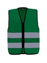 Gilet funzionale per bambini con cerniera Korntex - dunkelgrün - XXS