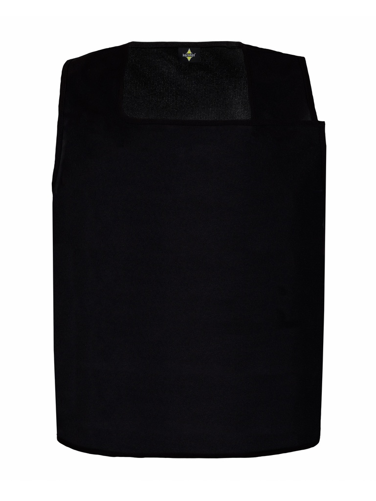 Gilet di identificazione asimmetrico Korntex, nero, XS