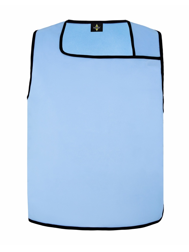 Korntex asymmetrische Kennzeichnungsweste, hellblau, L/XL