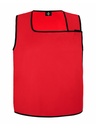 Korntex asymmetrische Kennzeichnungsweste, rot, XS
