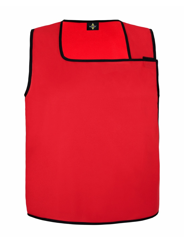 Korntex asymmetrische Kennzeichnungsweste - rot - L/XL