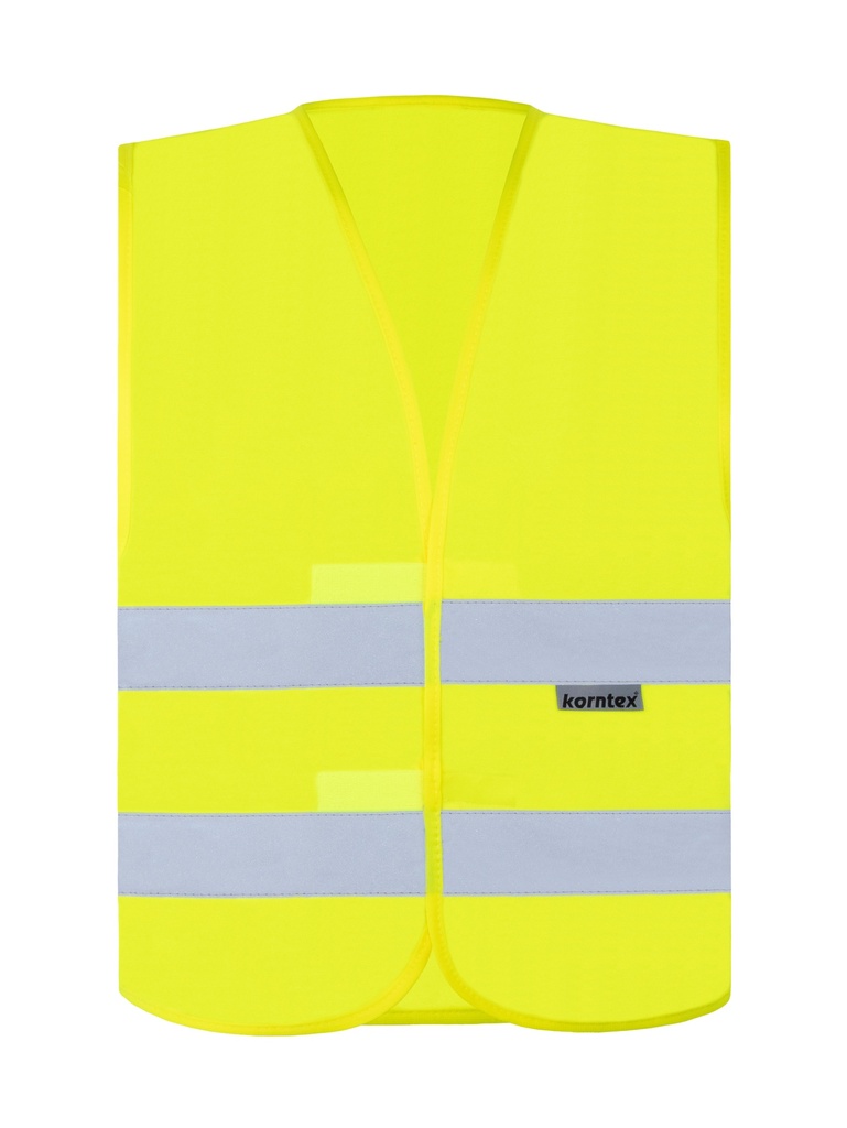 Korntex Warnweste Baumwollmischgewebe EN 20471, neongelb, 3XL/4XL