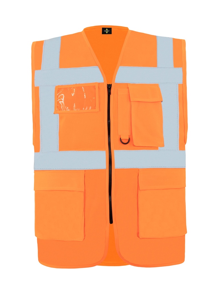 Korntex Multifunktionswarnweste CF EN 20471, neonorange, 3XL