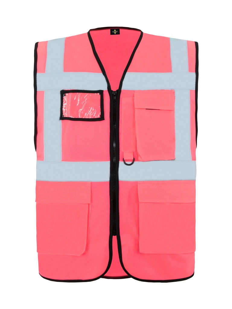 Korntex Multifunktionsweste CF, neonpink, 3XL