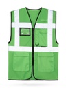 Korntex Mesh Multifunktionsweste, grün, 5XL