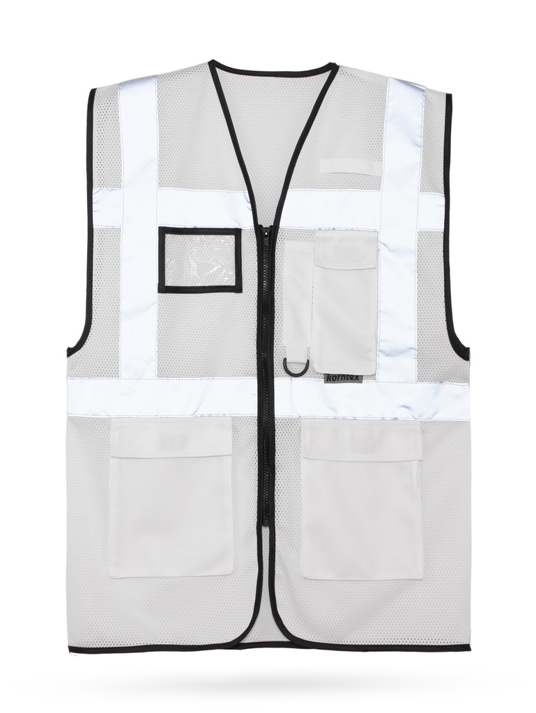 Korntex Mesh Multifunktionsweste - weiss - XL