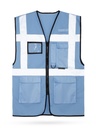Korntex Mesh Multifunktionsweste, hellblau, S