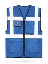 Korntex Mesh Multifunktionsweste, blau, 5XL